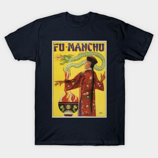 Vintage Magic Poster Art, Fu-Manchu T-Shirt by MasterpieceCafe